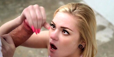 Chloe Foster rushes rough nailing