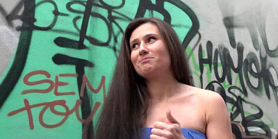 PublicAgent: Lara Fox blowjob cum outdoors