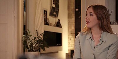 Wicked - Big Tittied Blonde Takes A Huge Dick Doggystyle - Scarlett Jones