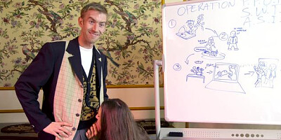 Big Tits at School: Rebecca Moore is so big boobs brunette