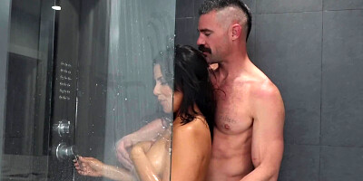 These two love taking showers and banging at the same time