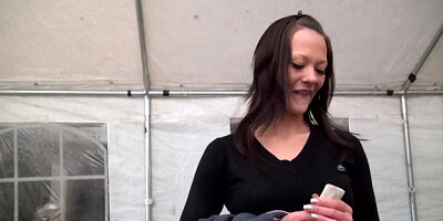 PublicPickups: Sandy Ambrosia caught fucked all the way scene