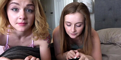 Sweet redhead girl is fucking with sister's boyfriend
