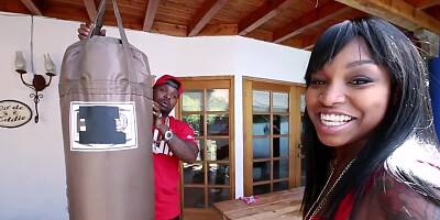 What can be better for Ebony pussy than huge black cock