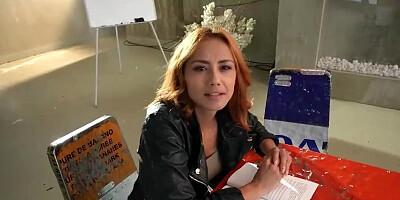 Teacher fucks Latina's ass to punish for smoking