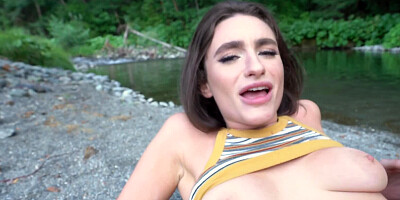 Good girl with a pink pussy devours his cock and rides too