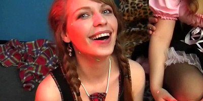 Hot woman are screwing around with some horny men with large dicks