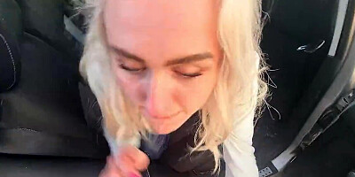 Hitchhiker girl from Germany is going to get rammed