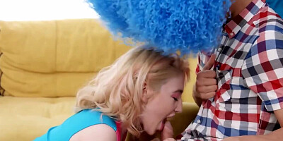IT guy fucks two cheerleaders and it's the best day of his life
