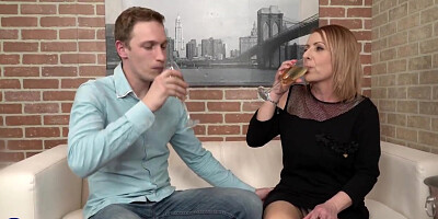 Guys take advantage of drunk mature and nail her