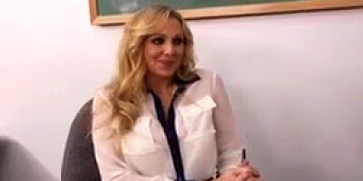 Julia ann gets a student to lick her g-spot and plow for a