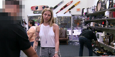 Ryan Riesling goes to the pawn shop and sells her body