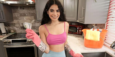 My Dirty Maid featuring Angel Gostosa's curly hair xxx