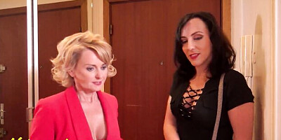 Easy-on-the-eyes Mya Lorenn and Mya's french mature scene