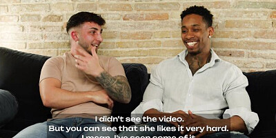 Enjoyx featuring Sata Jones and PAULO BANGKOK's face fucking action