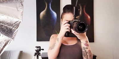 Shaggy Eva Angelina and Christy Mack at silicone tits trailer