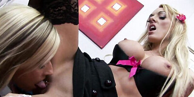 Michelle Thorne and Stacey Saran's lesbian action by Licensed To Lick