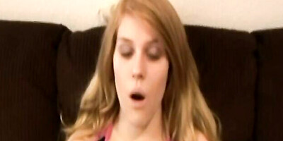 Bewitching bimbo's close up clip