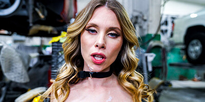 Anya Olsen and Peter Green are fucking in the storage room