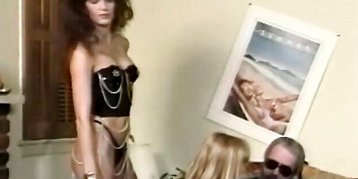 Stylish Bionca and Nikki Wilde's milf movie