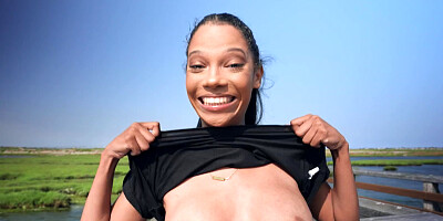 Charles Dera teaching the sexy ebony hottie Eden West