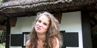 For money village babe has quick fuck with naughty stranger