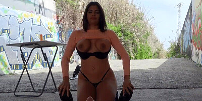 Latina Sheila Ortega feels thirsty after a good POV fuck