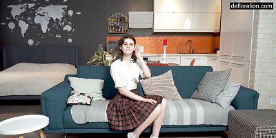 Deflorationtv action with adorable Lili from Defloration TV