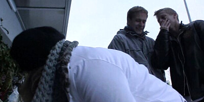 Smiling tomato at cougar big tits dirt