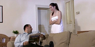 My Sons GF - pussy licking porn