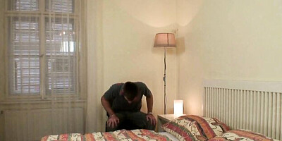 Attractive goddess at cheating action
