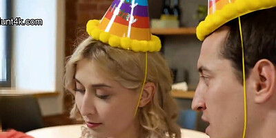 A birthday gift in the form of oral and doggy style