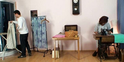 Gill's blowjob scene by Granny Bet