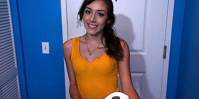 Dani Blu sucking a thick penis in point of view XXX