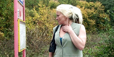 Madam's blonde granny sex