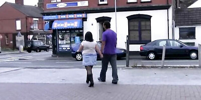 Beautiful lass's interracial porn