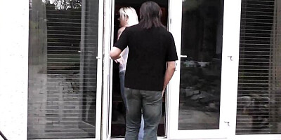 BBW Pickup featuring hoochie's blonde bbw action