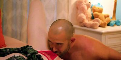 Sweetheart Hazel Moore is enjoying riding on a big boner