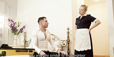 Emotional madam at maid service xxx