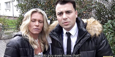 Squeaky female at reality scene