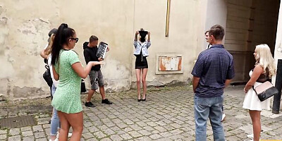 Enchanting Ariela Donovan's czech scene