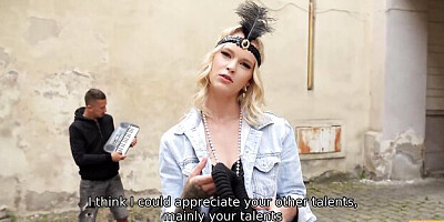 Enchanting Ariela Donovan's czech scene