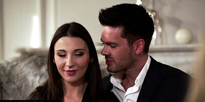 Brunette clip with sexy Lucy Heart and Julie Skyhigh from Luxure