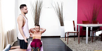 Sex hungry Nika's training movie