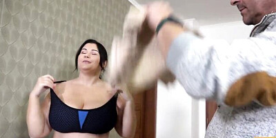 Cuckold watching action with bouncy Laura Boomlock from Hunt4k