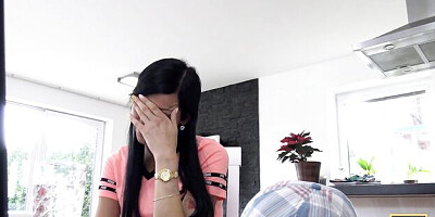 Beautiful Adelle Sabelle - reality action - Debt4k