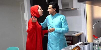 Muslim lady getting pounded with passion in missionary