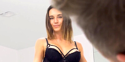 It doesn't take too long for Lana Roy to lick the ass