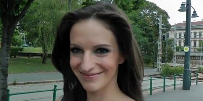 Pretty babe has real public fuck adventure