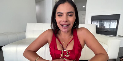 Brunette bombhsell Violet Starr takes hard cock in POV video
